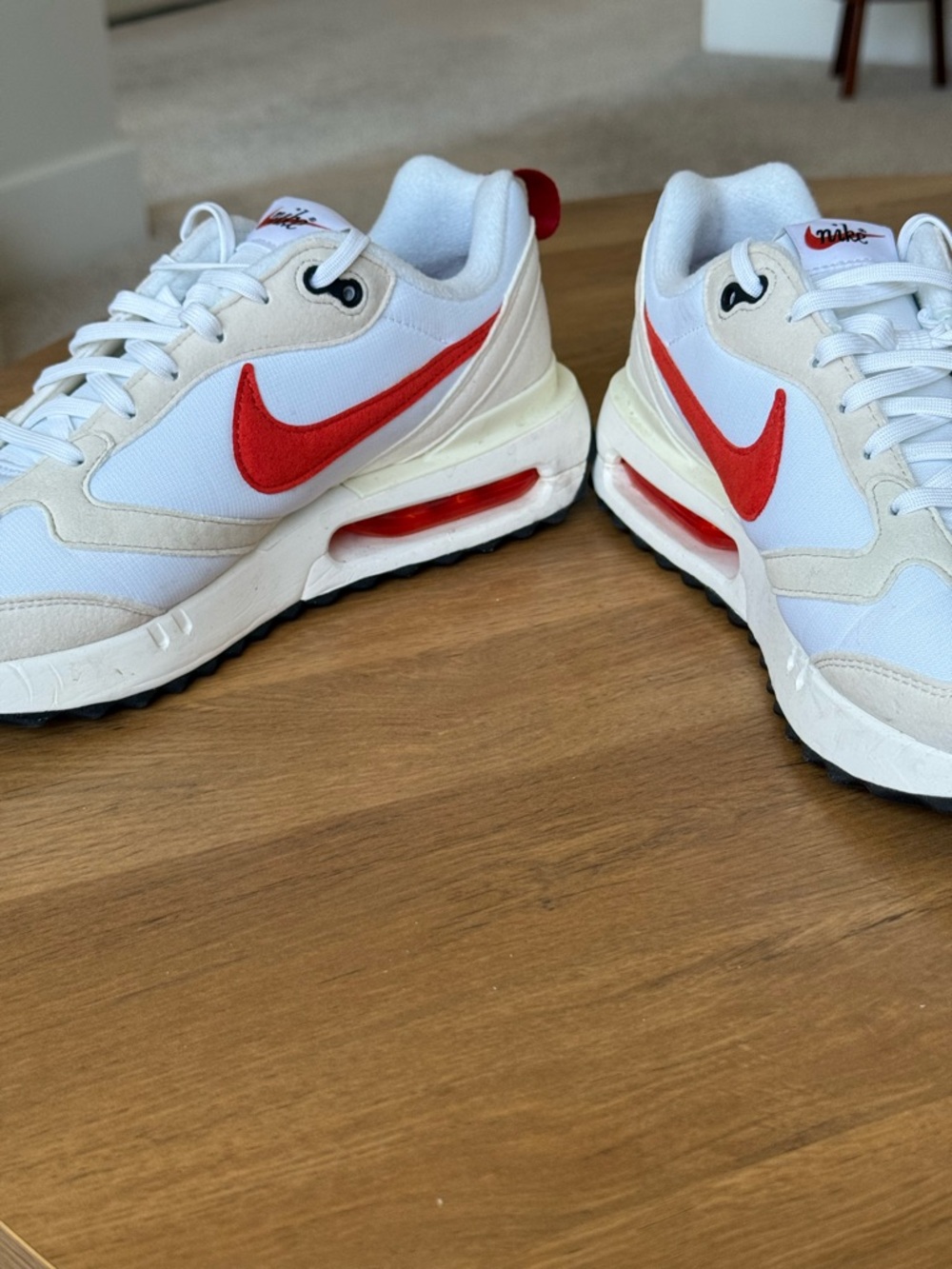 Nike Air Max Dawn Sneakers White Mantra Orange Women’s 8.5 - Picture 7 of 15